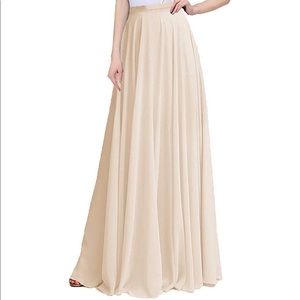 💛Long flowy bridesmaids skirt💛